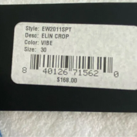 EDWIN ANTHROPOLOGIE ELIN CROPPED DENIM  JEANS NWT