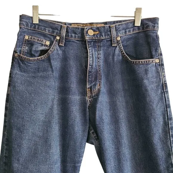 EDWIN JEANS Wide Leg Crop 100% Cotton Jeans ED-866 5415 Women’s 30*