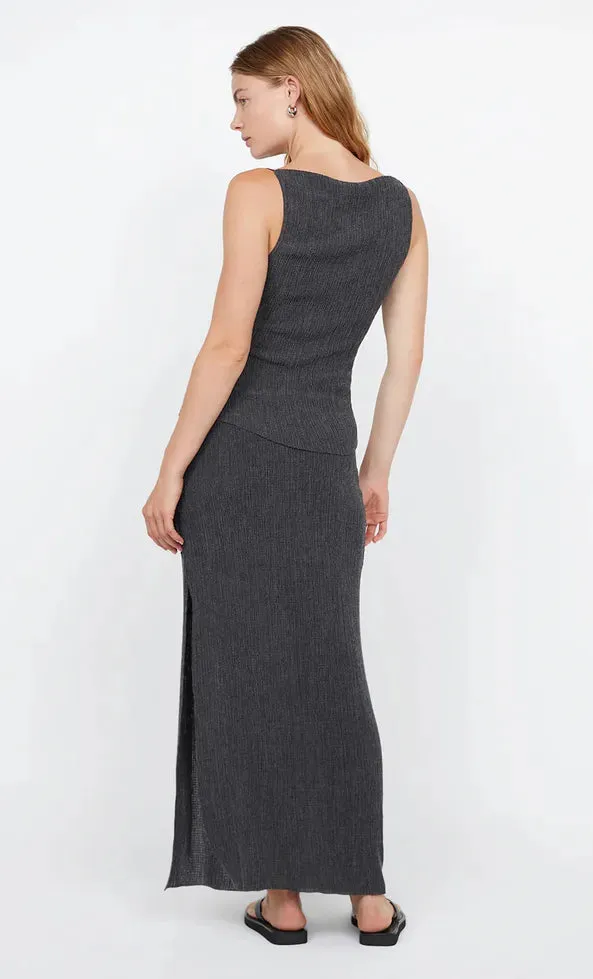 Elena Maxi Skirt - Charcoal