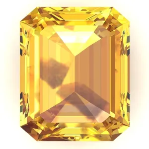 Emerald Chatham Lab-Grown Yellow Sapphire Gems