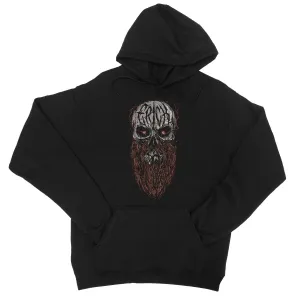 Erick Redbeard Carved Skull College Hoodie