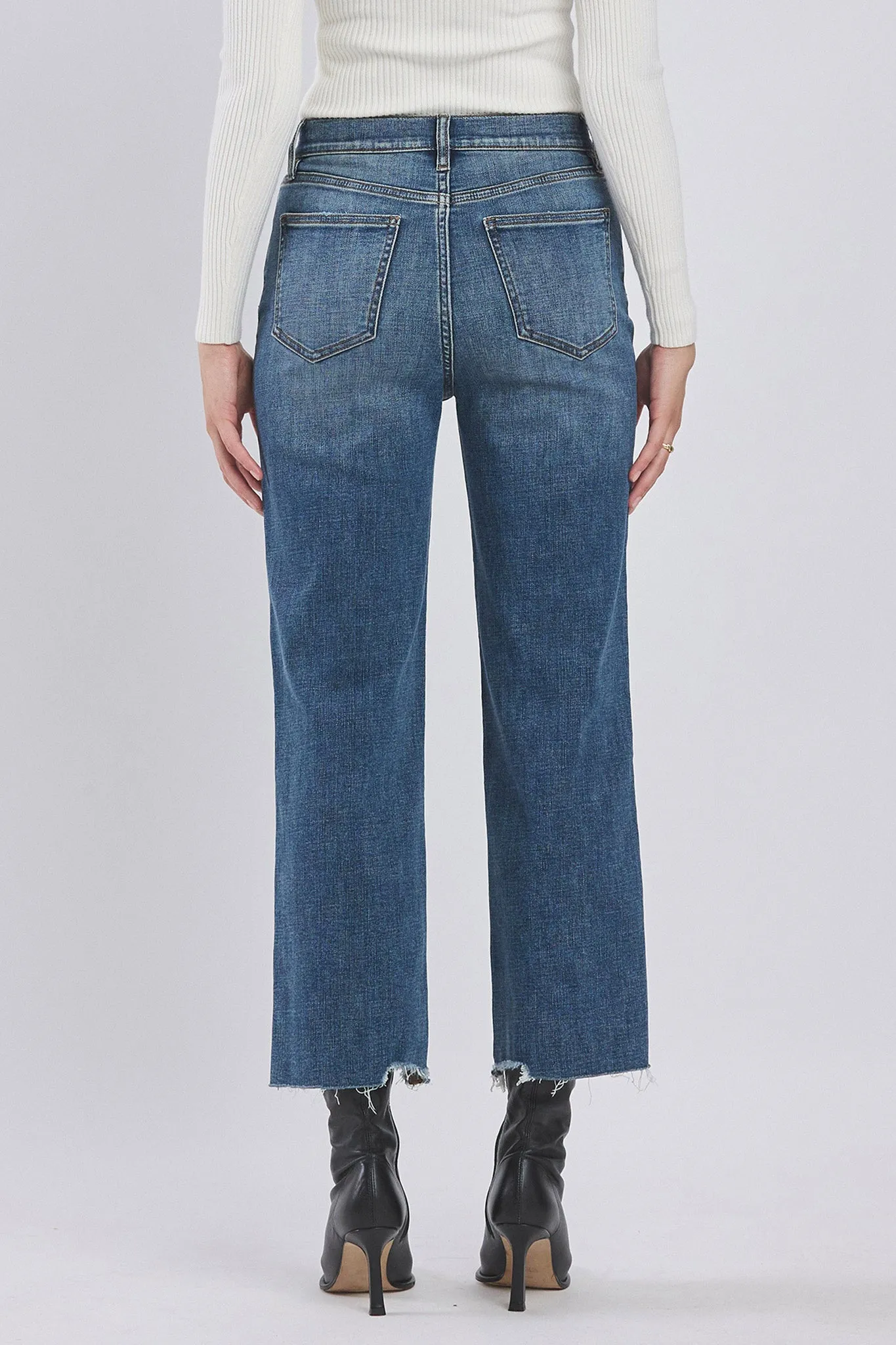 Eunina Dawn Wide Leg Jeans in Suncup