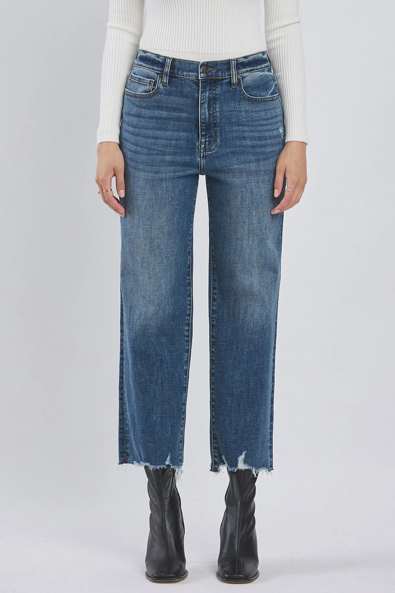 Eunina Dawn Wide Leg Jeans in Suncup