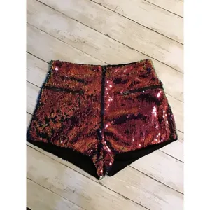 Fabulous rave, disco party, sequin, booty shorts, size small