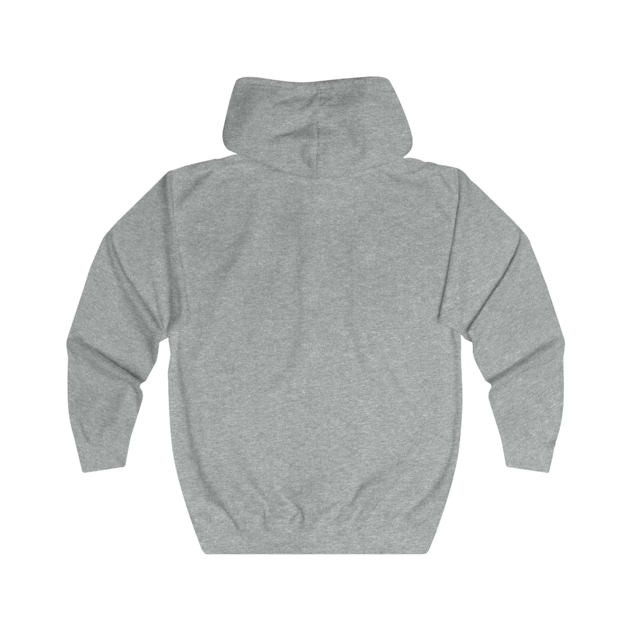 FCK HMS Black & Yellow & Orange Unisex Full Zip Hoodie