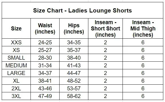 Fearless Felines Ladies' Lounge Shorts