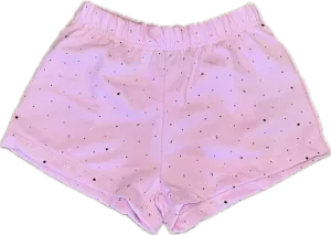 FLOWERS BY ZOE- Studded Shorts (pink)