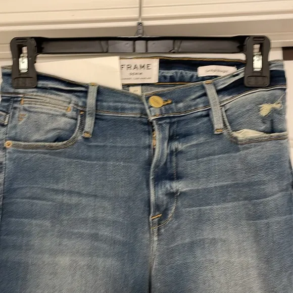 Frame Denim Le High Straight Jeans Roxton size 27