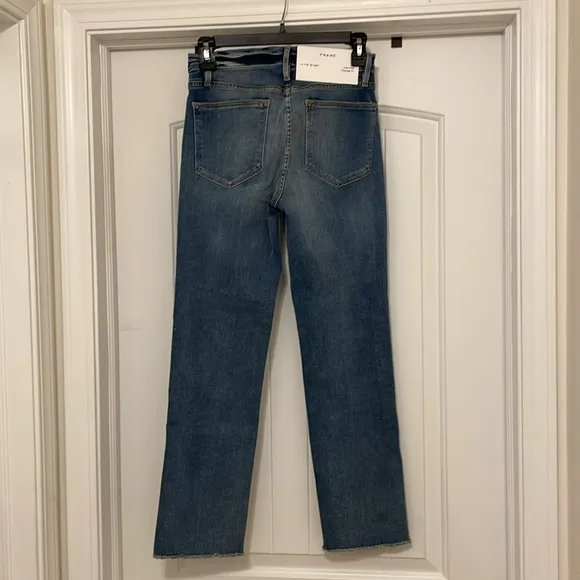 Frame Denim Le High Straight Jeans Roxton size 27