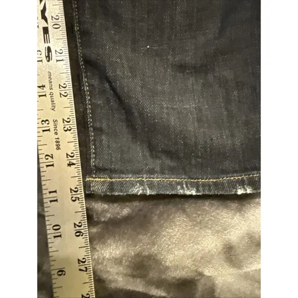 Frame Le Garcon Cropped Jeans Blue Cotton Size 28