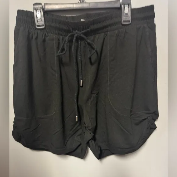 Free People Intimately Mix It Up Cozy Shorts in Black Size Small NWOT Retail $58
