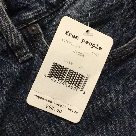Free people Jacob cropped flare release hem jeans