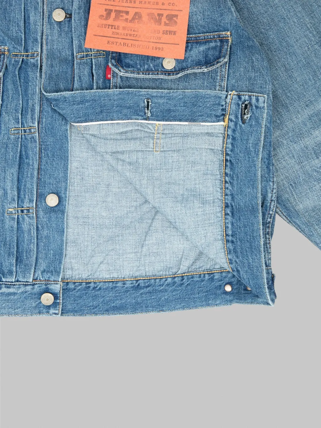 Fullcount 2978-2102SS 11.5oz Dartford Type II Denim Jacket (Super Smooth)