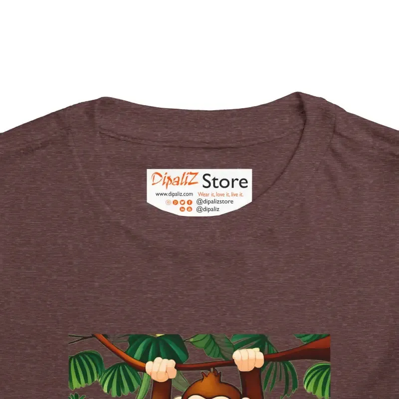 Funny Monkey Toddler Cotton t Shirt for Giggles