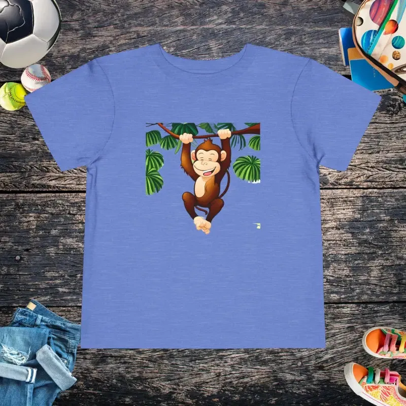 Funny Monkey Toddler Cotton t Shirt for Giggles