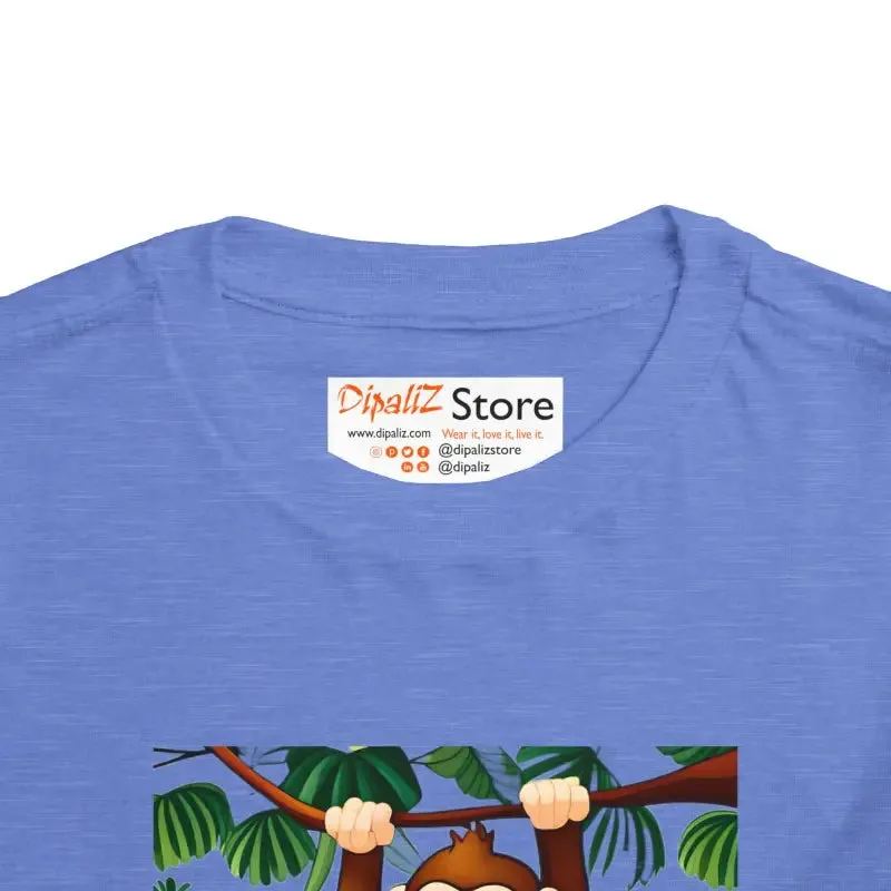 Funny Monkey Toddler Cotton t Shirt for Giggles