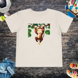 Funny Monkey Toddler Cotton t Shirt for Giggles
