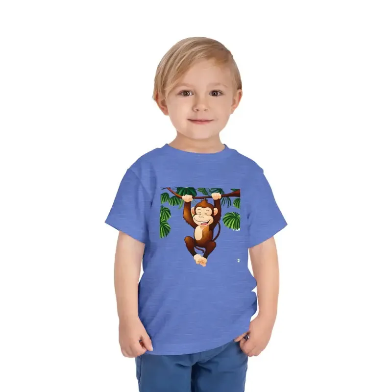 Funny Monkey Toddler Cotton t Shirt for Giggles