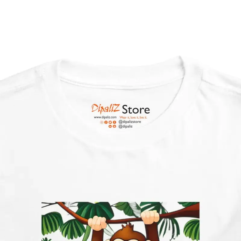 Funny Monkey Toddler Cotton t Shirt for Giggles