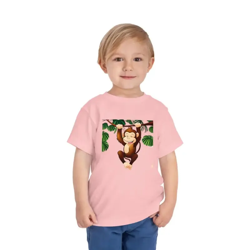 Funny Monkey Toddler Cotton t Shirt for Giggles