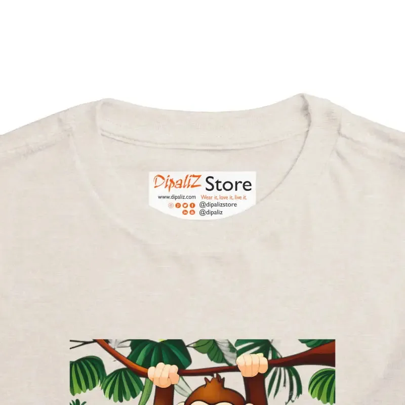 Funny Monkey Toddler Cotton t Shirt for Giggles