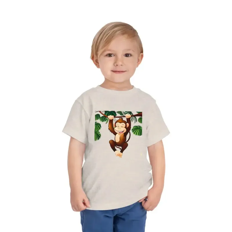 Funny Monkey Toddler Cotton t Shirt for Giggles