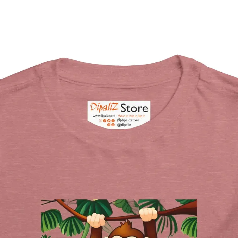 Funny Monkey Toddler Cotton t Shirt for Giggles