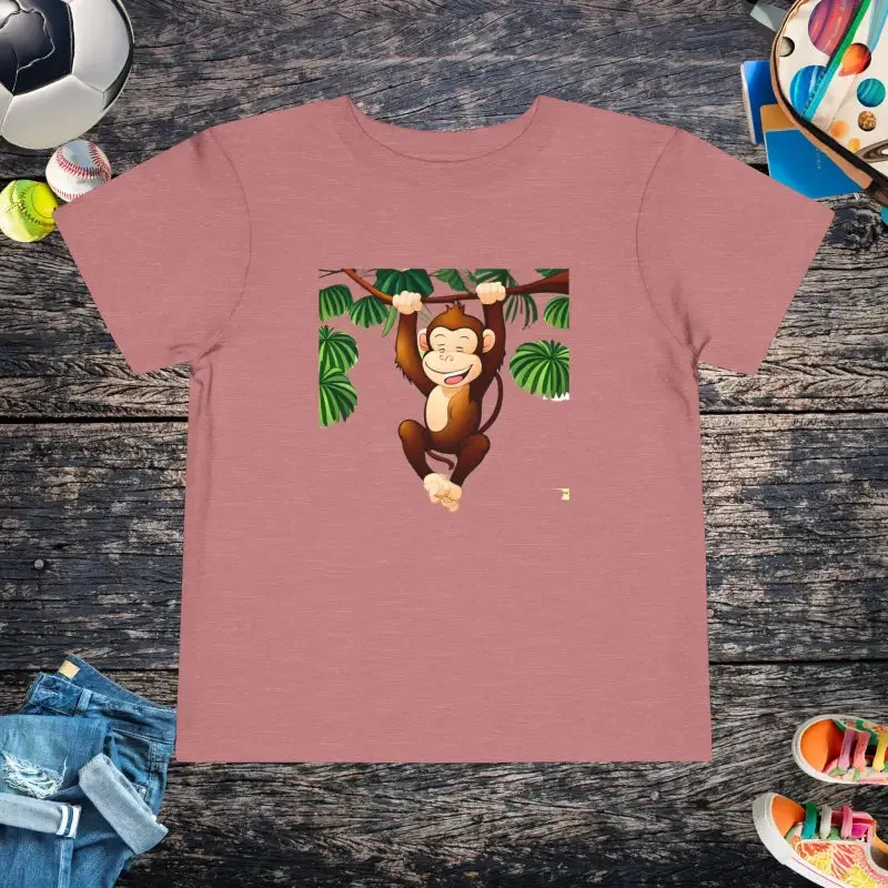 Funny Monkey Toddler Cotton t Shirt for Giggles