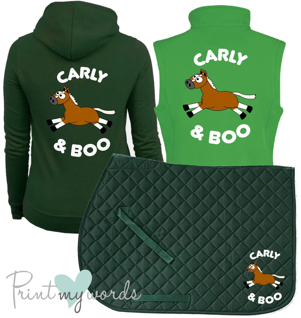 'Ginny' Ladies Personalised Matching Equestrian Set - Plodders Design