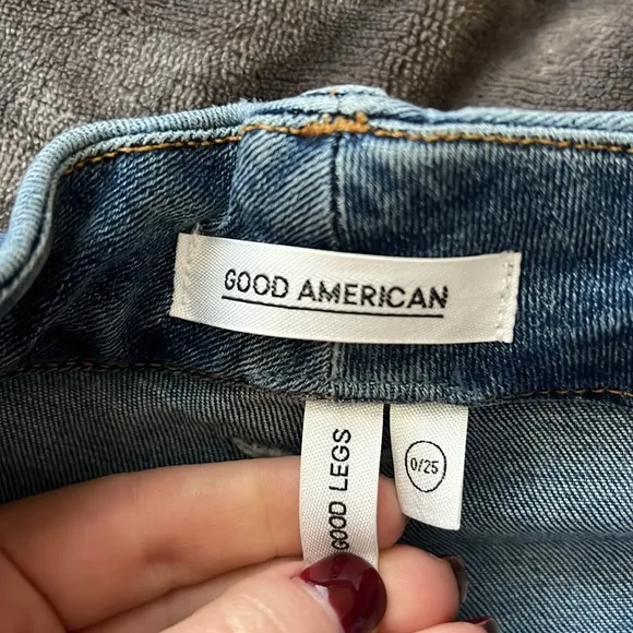 Good American Good Legs High Waisted Stretch Jeans