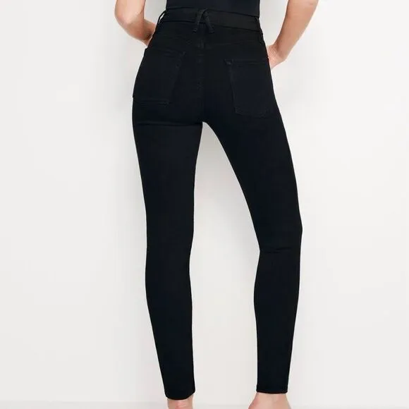Good American Good Legs Skinny Jeans Black