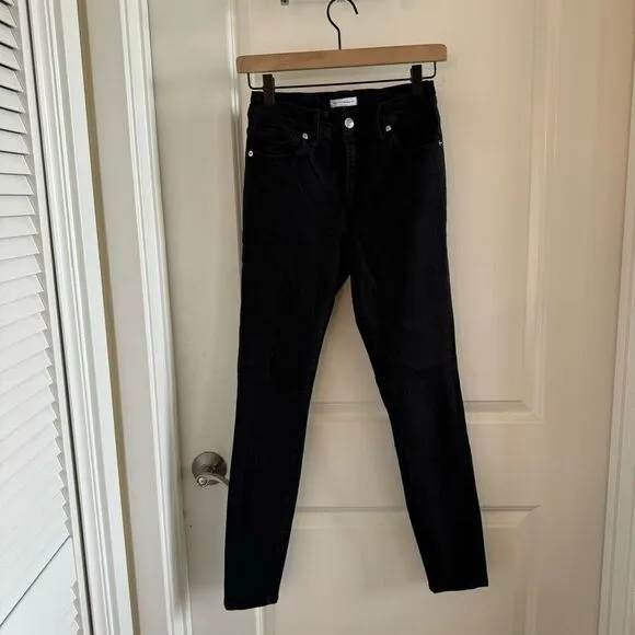 Good American Good Legs Skinny Jeans Black