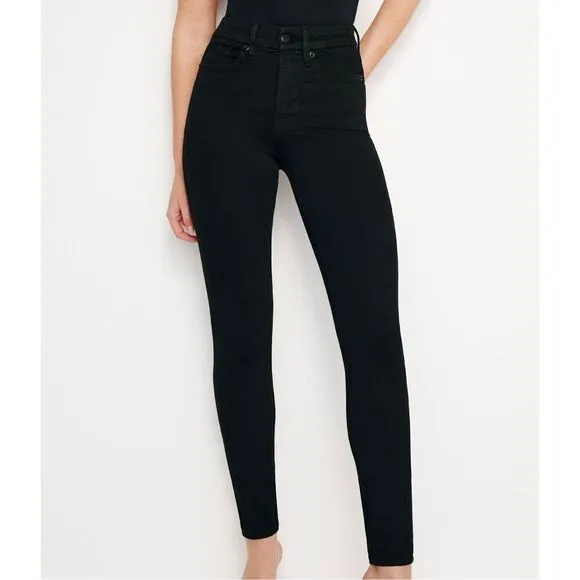 Good American Good Legs Skinny Jeans Black