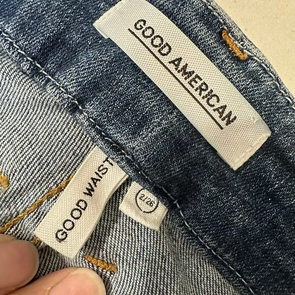 Good American Good Waist Skinny Cascade Jeans Size 2 /26