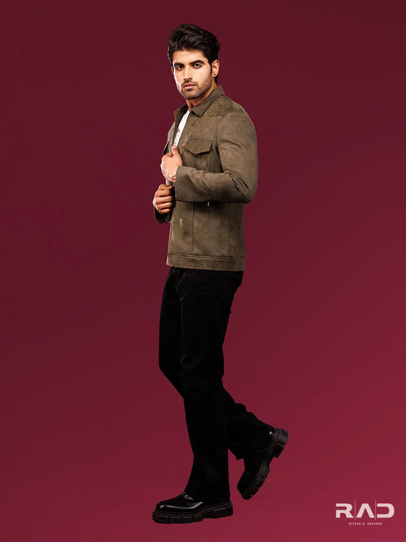 Green Zipper Jacket