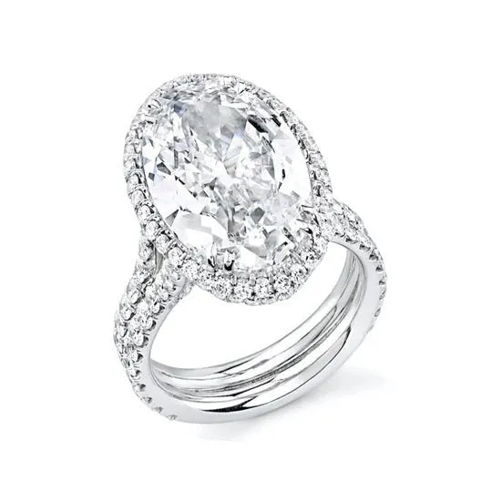 >3 Carat Oval Cut Diamond - J IF - 3.31ct - 207927