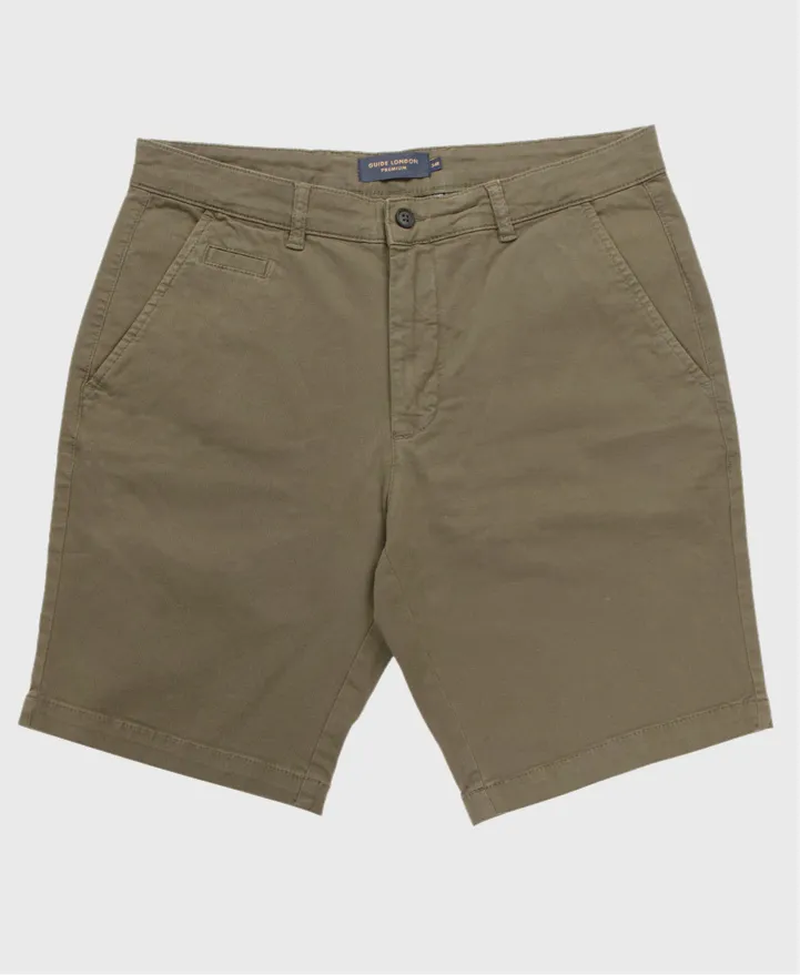Guide London Tr1682 Shorts Khaki