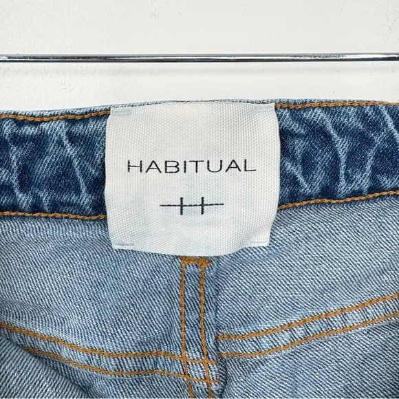 Habitual High Rise Cropped Wide Leg Jeans Women’s Size 10/30