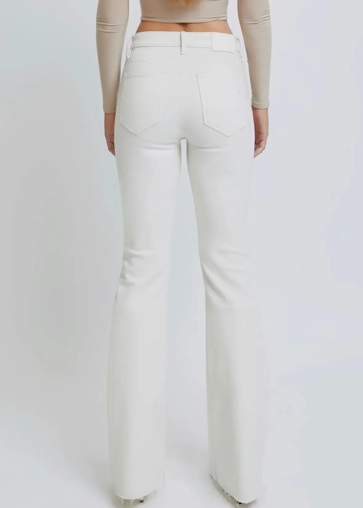 Happi Flare with Raw Hem by Hidden Jean