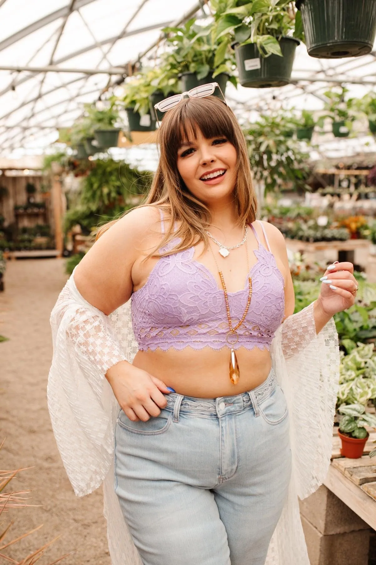 Hazel Blues® | So This is Love Bralette in Lavender