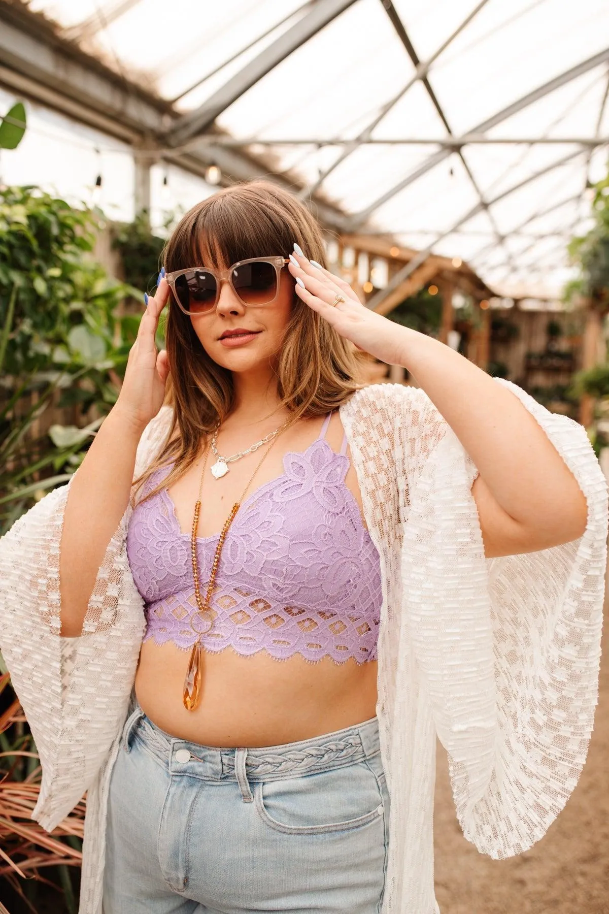 Hazel Blues® | So This is Love Bralette in Lavender