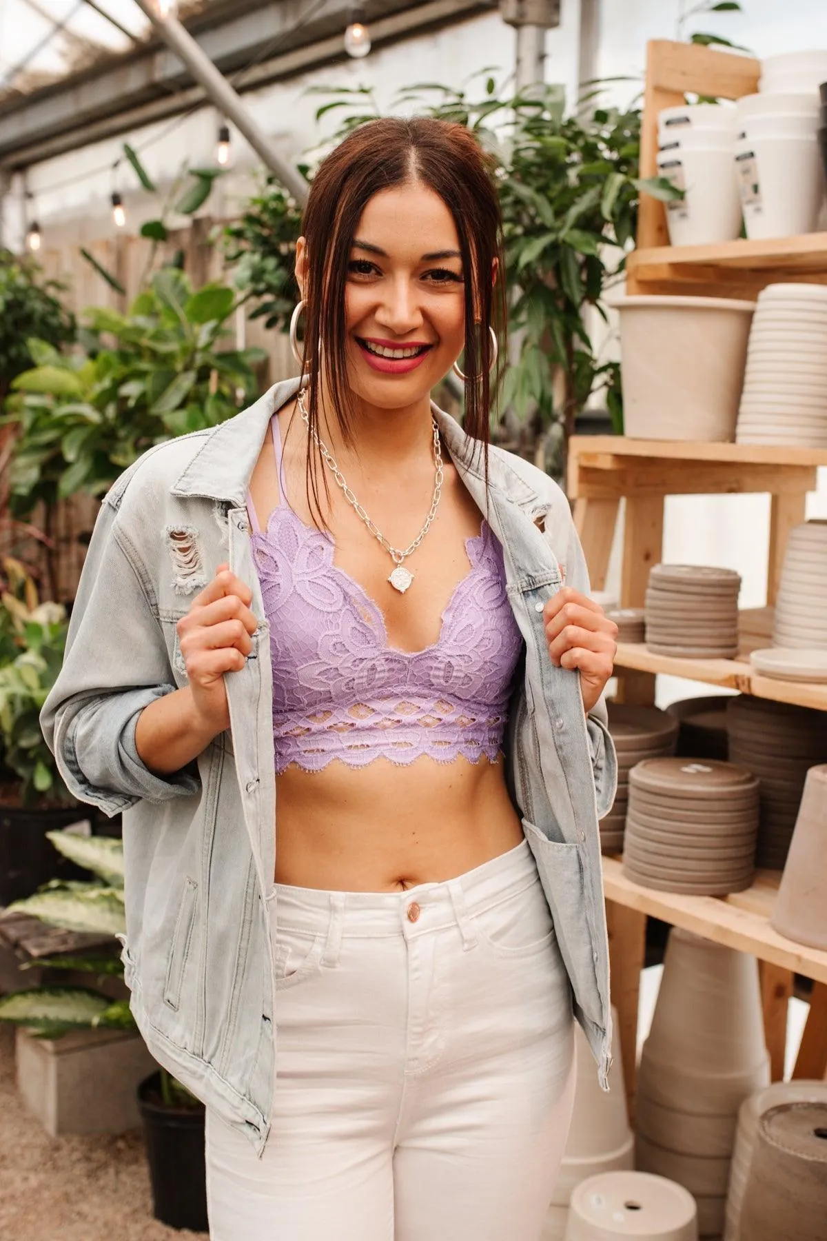Hazel Blues® | So This is Love Bralette in Lavender