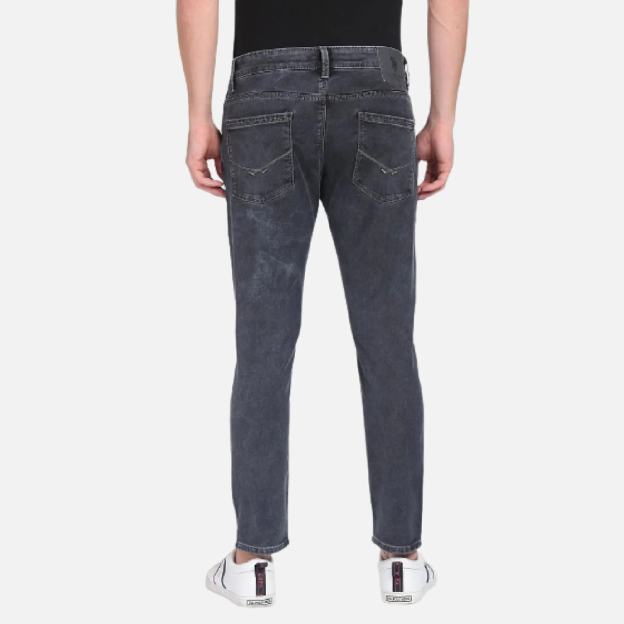Henry Cropped Acid Wash Jeans