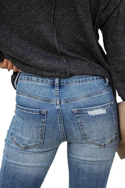 High Waist Stretch Jeans