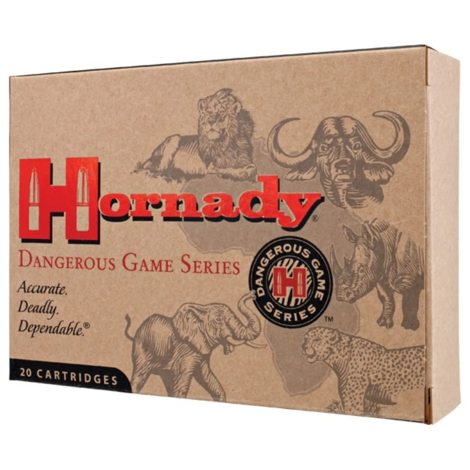 Hornady .458 Lott 500 Grain DGX Bonded-20 Count