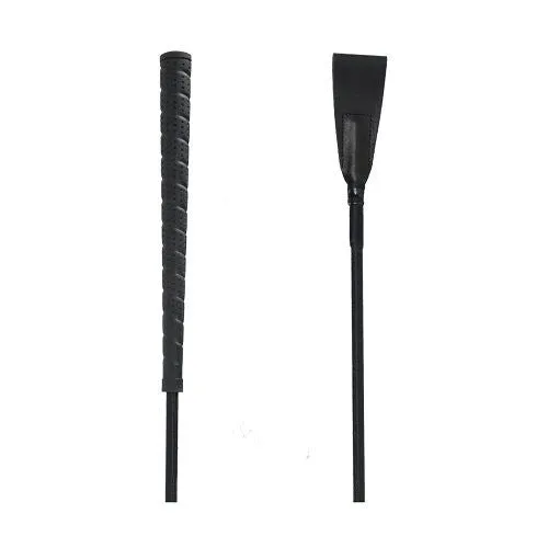 HySCHOOL Rubber Handled Horse Riding Whip