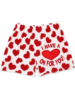 I Have a Heart On For You' Boxer Shorts