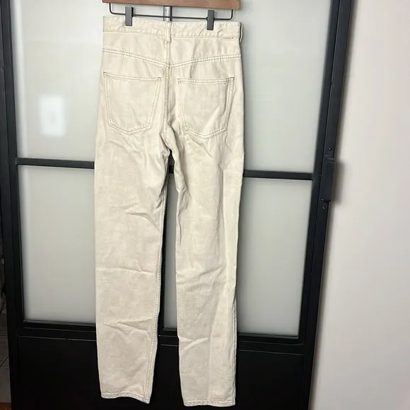 ISABEL MARANT ETOILE Off-White Vendelia Jeans Size 34 (US 24)
