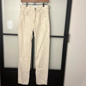ISABEL MARANT ETOILE Off-White Vendelia Jeans Size 34 (US 24)