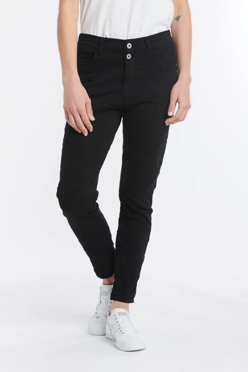 ITALIAN STAR Emma Stretch Jeans - Black